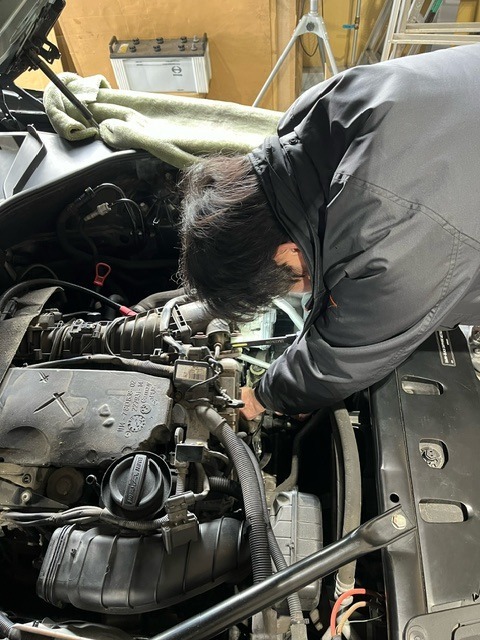 整備の様子